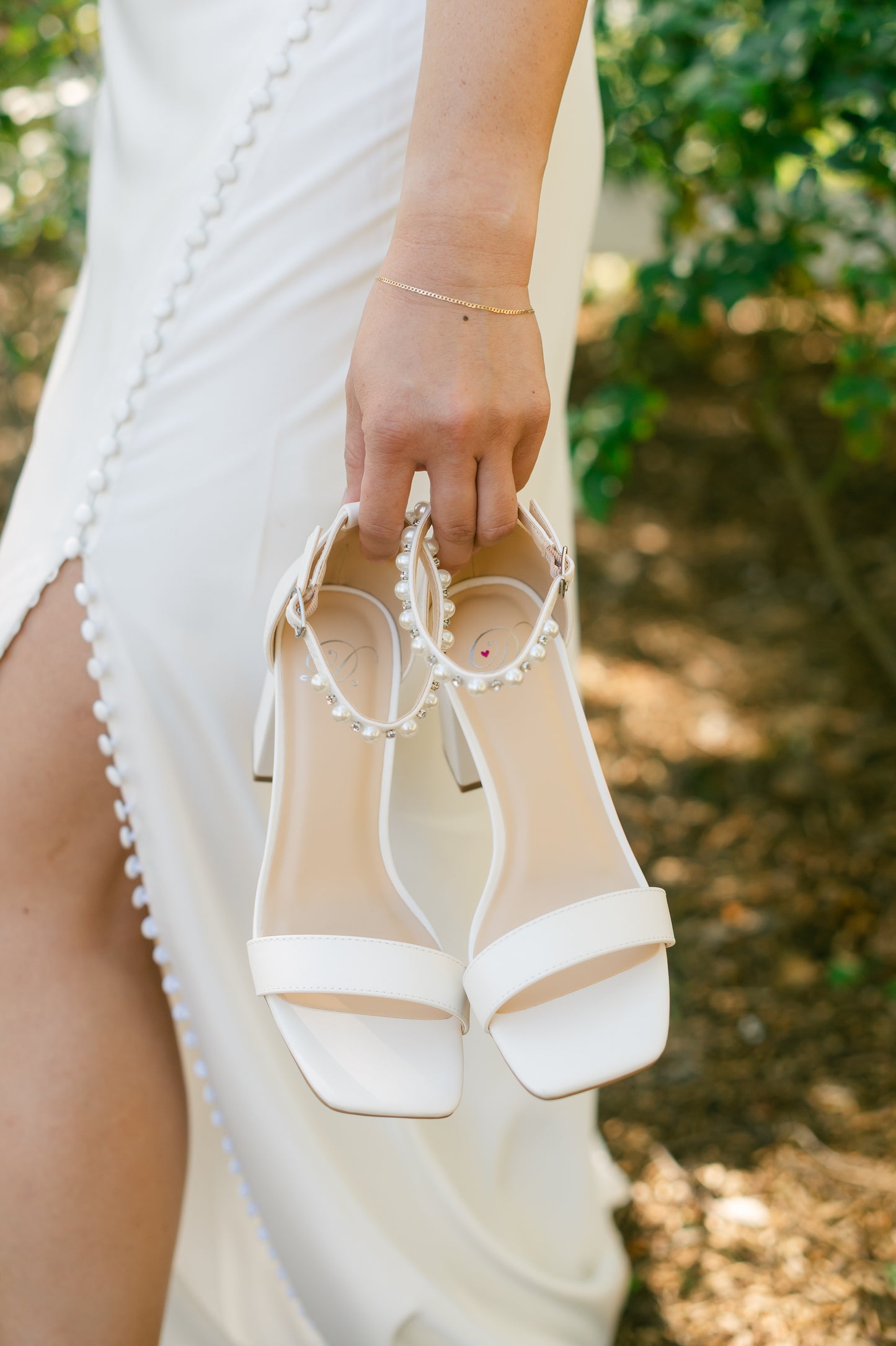 Soto Pearl Block Heel