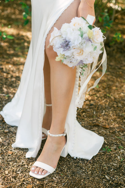 Soto Pearl Block Heel