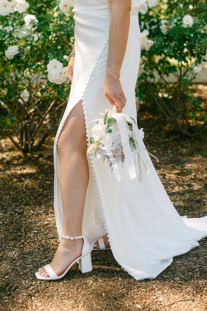 Soto Pearl Block Heel