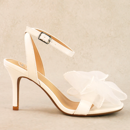 Perla Bow Heeled Sandal