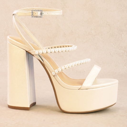 Prefer Pearl Platform High Heels