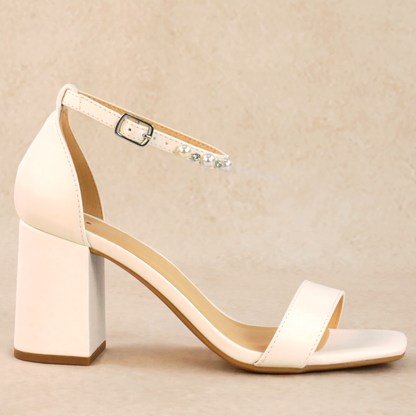 Soto Pearl Block Heel